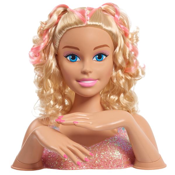 Barbie Tie-Dye Deluxe Frisierkopf, blonde Haare