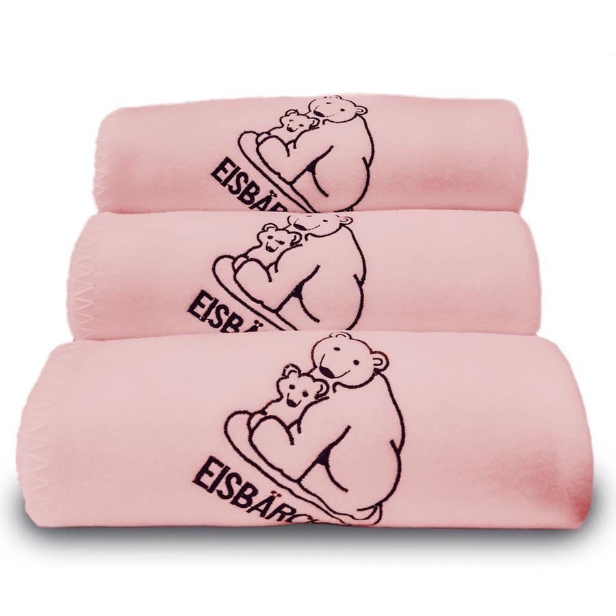 Heitmann Flísová deka lední medvídek růžová