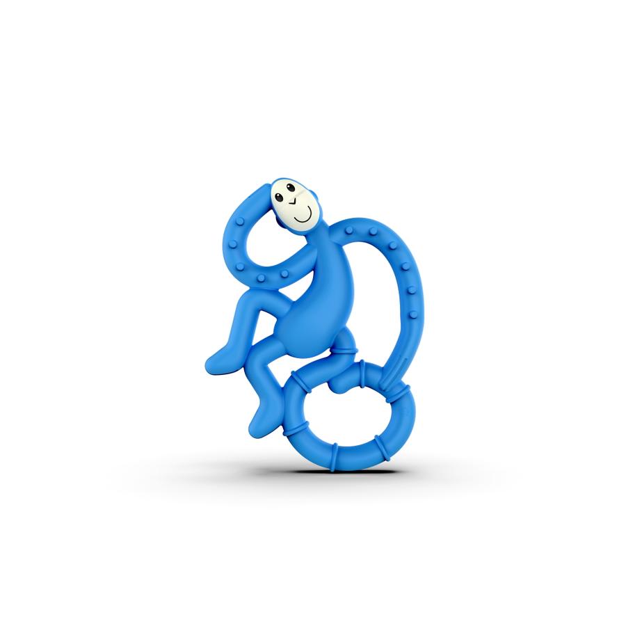 MATCHSTICK MONKEY™ Beißring Affe mini, blau