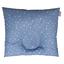 BabyDorm ® Poduszka profilaktyczna EasyDorm Nick niebieska z kolorowymi serduszkami