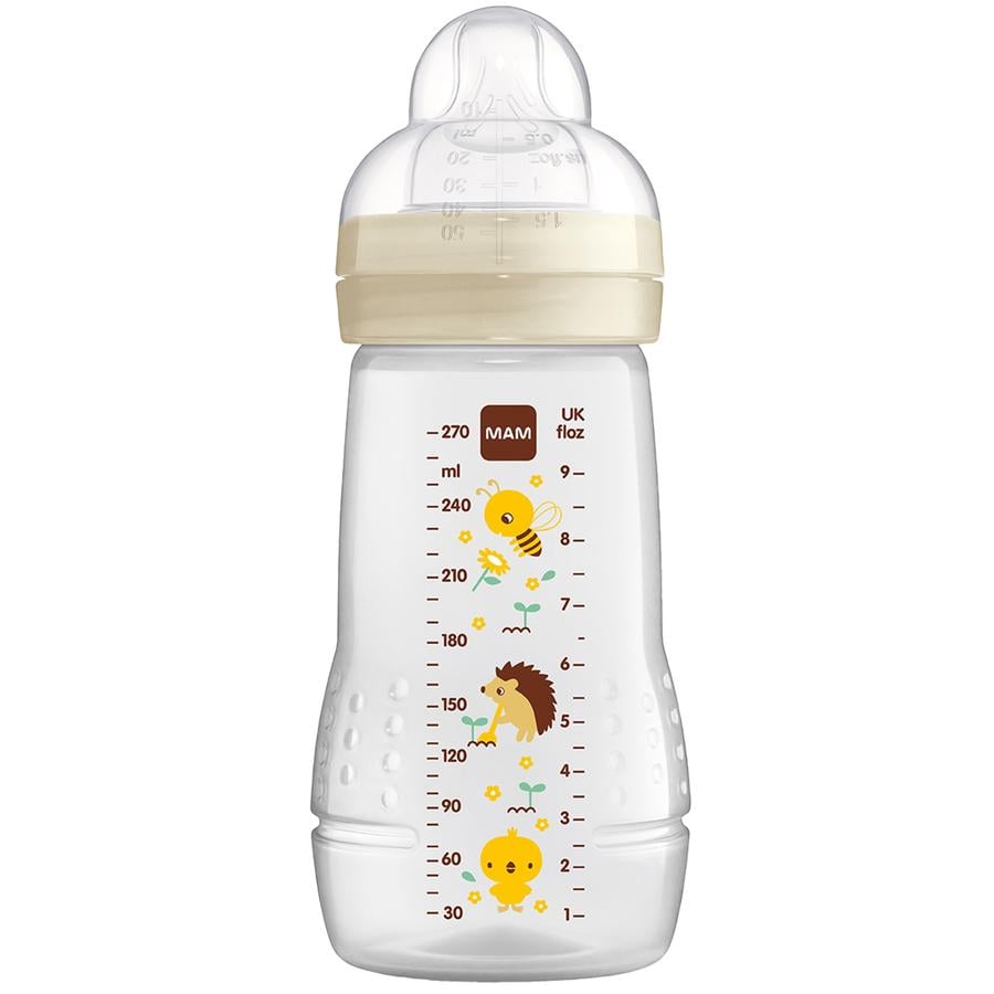  MAM Babyflaske Easy Active 270 ml 0+ måneder, bie/ pinnsvin