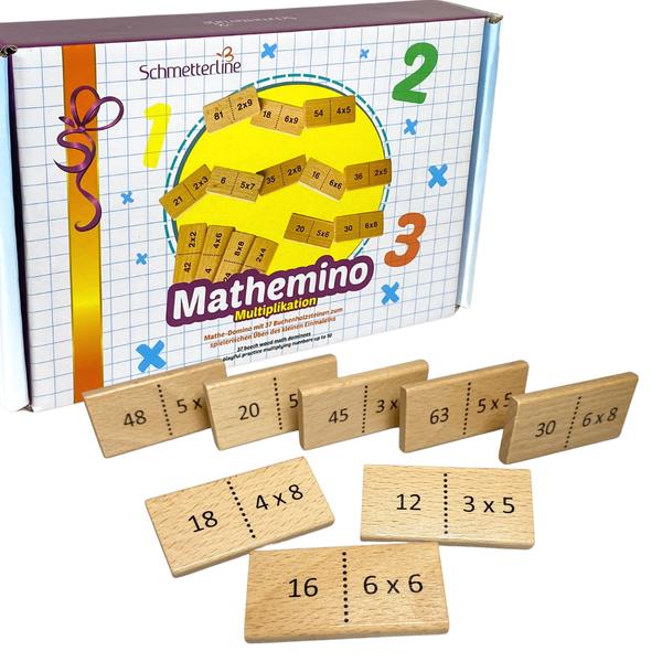 Schmetterline Tre matematisk domino - MATHEMINO (MULTIPLIKASJON)