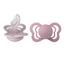 BIBS® Soother Couture Dusky Lilac &amp; Heather 6-18 månader, 2 st.