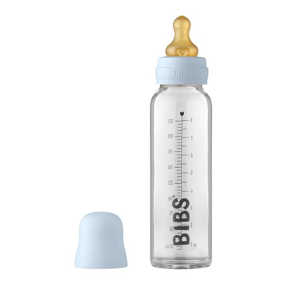 BIBS Babyflessen Compleet Set 225 ml, Baby Blauw