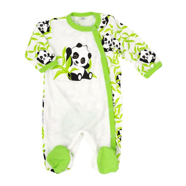 Baby Sweets Schlafanzug Happy Panda grün weiß
