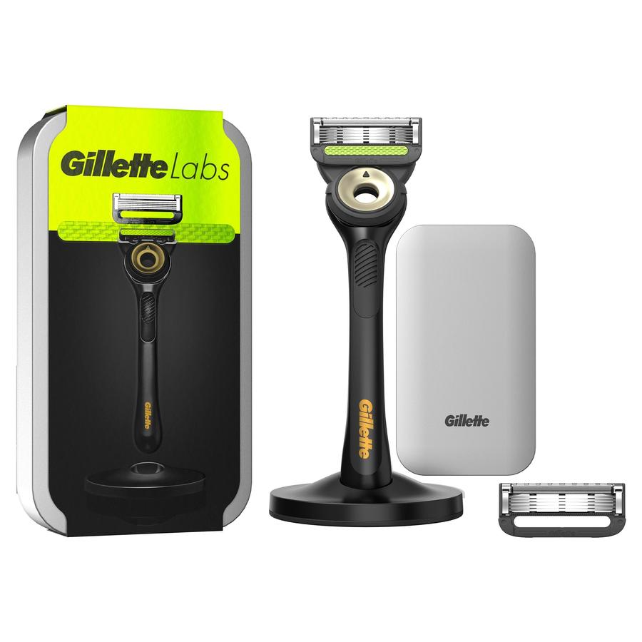 Gillette Labs Rasierapparat mit 2 Klingen und Reiseetui