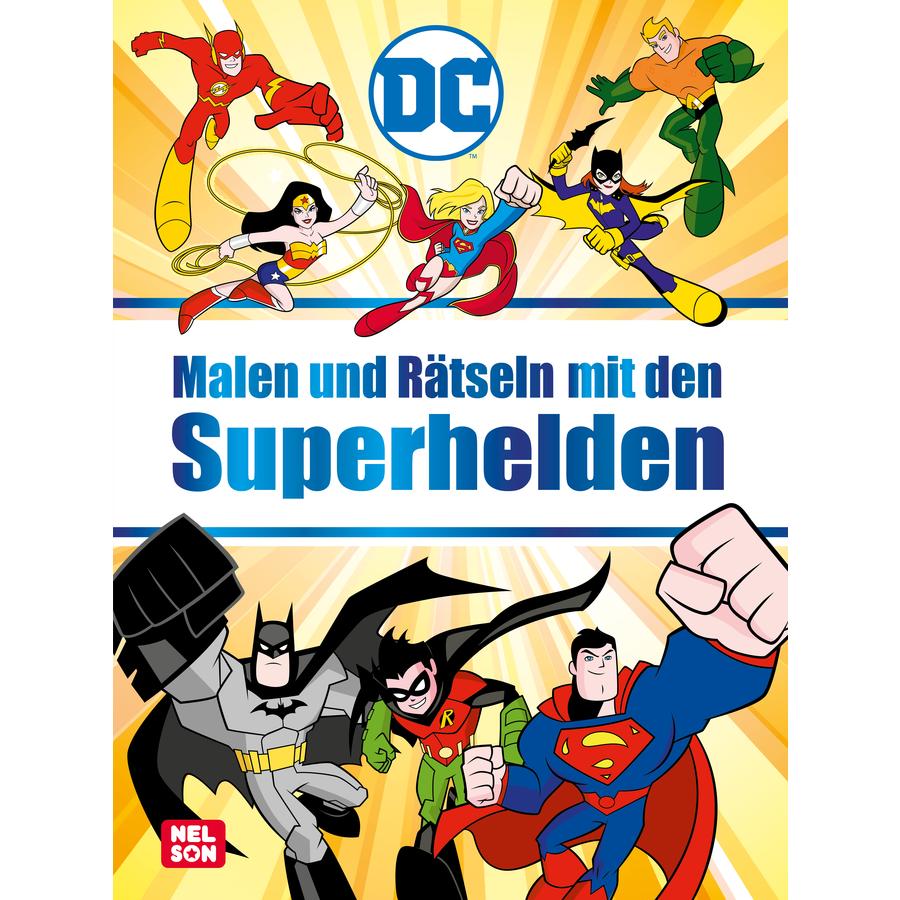 CARLSEN DC Superhelden: Malen und Rätseln mit den Superhelden