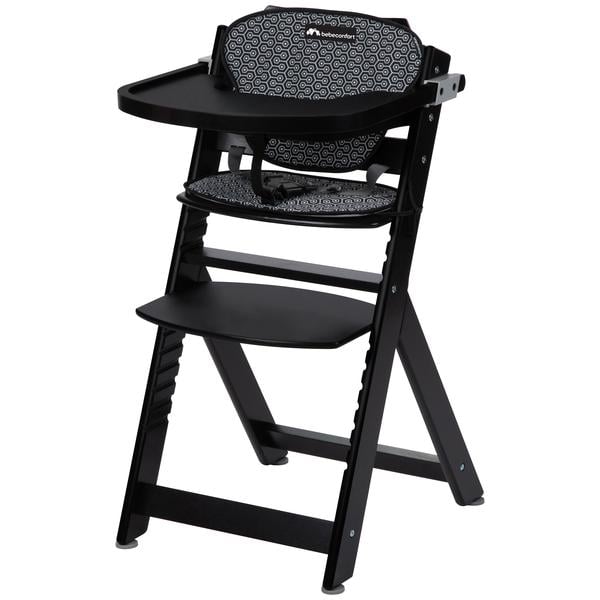 Bebeconfort vysoká židle s polstrováním  Timba  Deep Black /Happy Day
