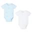 OVS 2-pack rompers blauw/wit