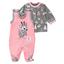 Koala Baby 2tlg Set Strampler + Shirt Rentier - by Koala Baby grau rosa