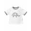 Baby Sweets Shirt Kurzarm Little Elephant weiß grau