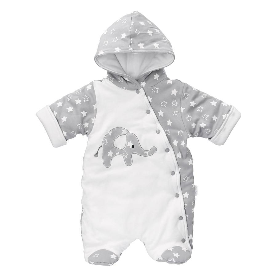 Baby Sweets Schneeanzug Little Elephant weiß grau