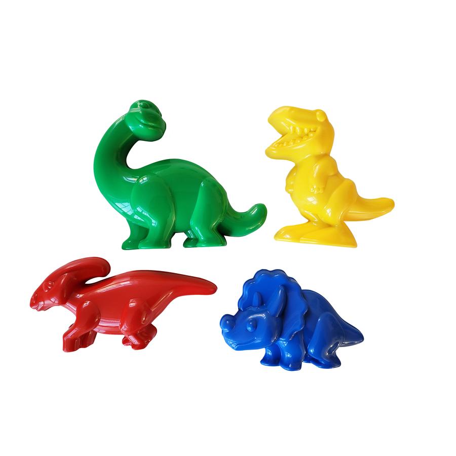 Gowi Kształty dinozaurów - zestaw 4 sztuk w siatce
