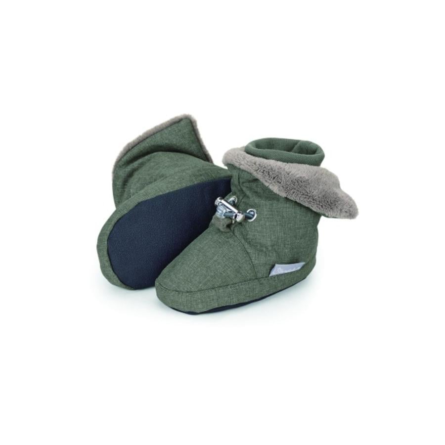 Sterntaler Baby sko grön melange 