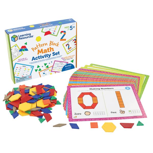 Learning Resources® Pattern Block Math Activity Set