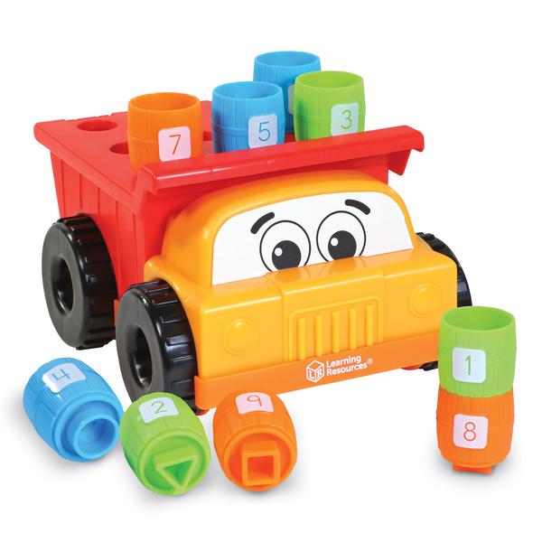Learning Resources ® Tony Peg Stacker Dump Truck 
