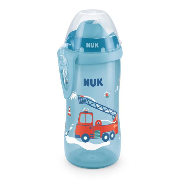NUK Dricksflaska Flexi Cup 300 ml, brandkåren blå