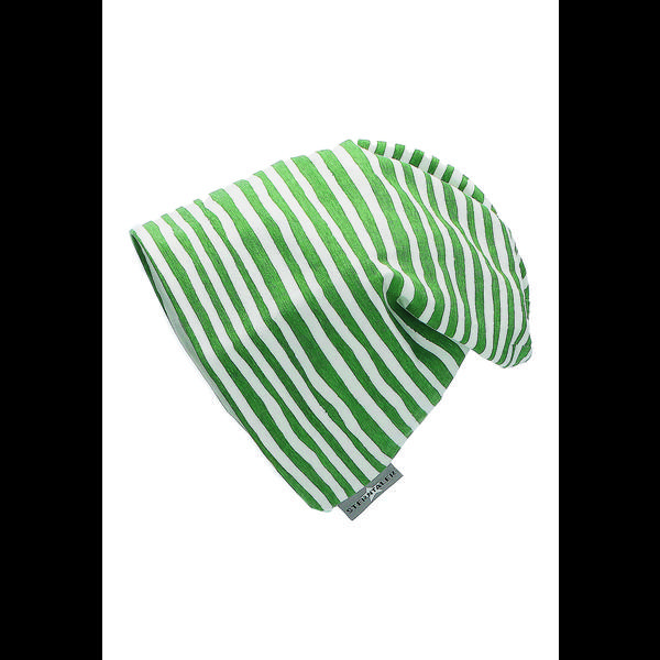 Sterntaler Slouch Beanie Stripes grøn
