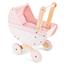 New Class ic Toys Poppenwagen roze incl. bedset
