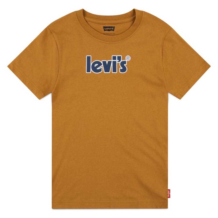 Levi's® T-shirt met opdruk lichtbruin