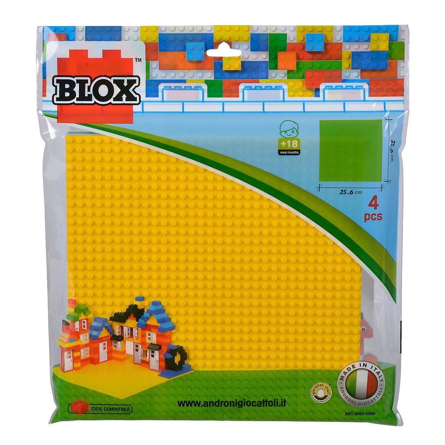 Simba Blox 4x tavole da costruzione 25x25 cm ciascuna