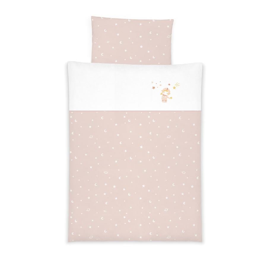 Kuli-Muli Baby Sängkläder Lyocell Satin Space Rose