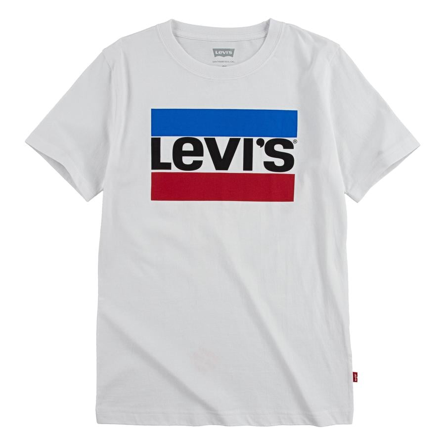 Levi's® T-shirt med logotyp Boy vit