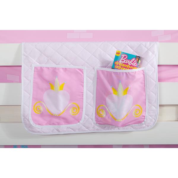 TICAA Kinder Bett-Tasche "Prinzessin Liora" für Hoch- und Etagenbetten Rosa