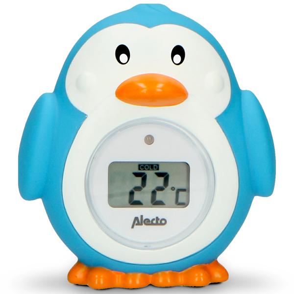 Alecto ® Kamer- en badthermometer, pinguïn