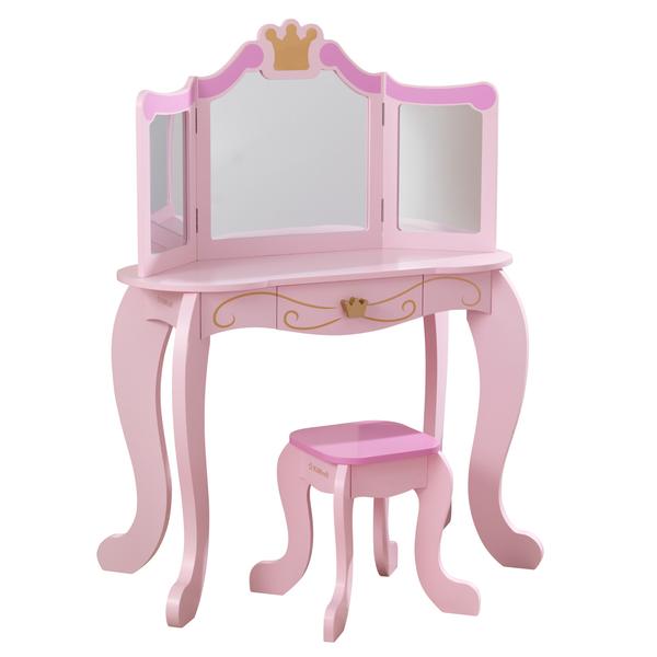 KidKraft® Prinsesse sminkebord med stol
