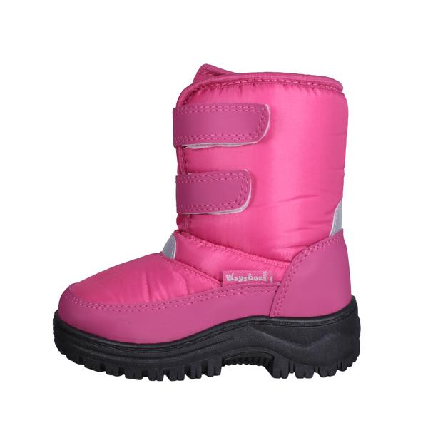  Playshoes  Vinterstøvle med velcrolukning pink