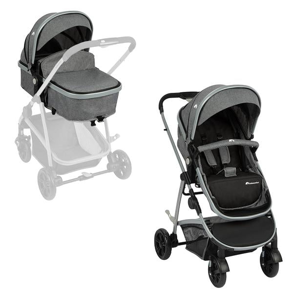 Bebe Confort Poussette Duo Combinee 2en1 Hello Pram Black Chic Roseoubleu Fr