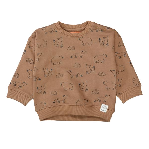  Staccato  Sweatshirt camel mønstret 
