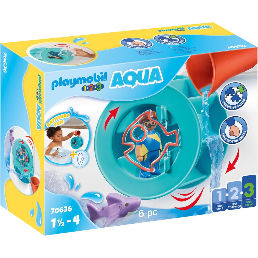 Playmobil  Water draaischijf met baby haai