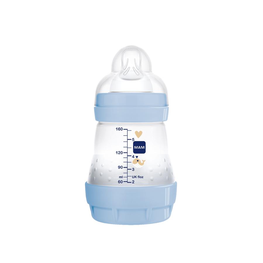 MAM Babyfles Easy Start Anti-Colic 160 ml, 0+ maanden, Walvis