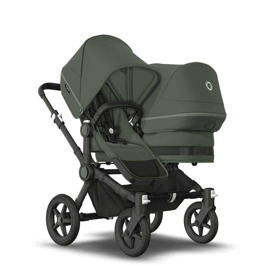 bugaboo Syskonvagn Donkey 5 Duo Complete Black / Forest Green 