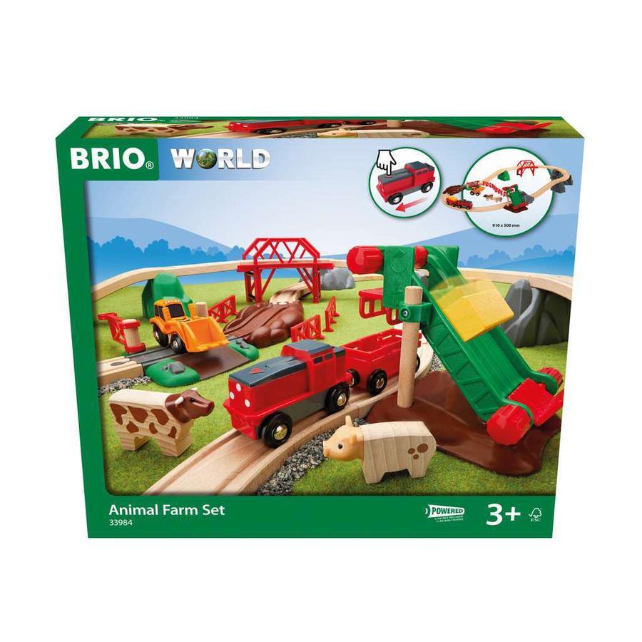Brio Großes BRIO Bahn Bauernhof-Set bunt