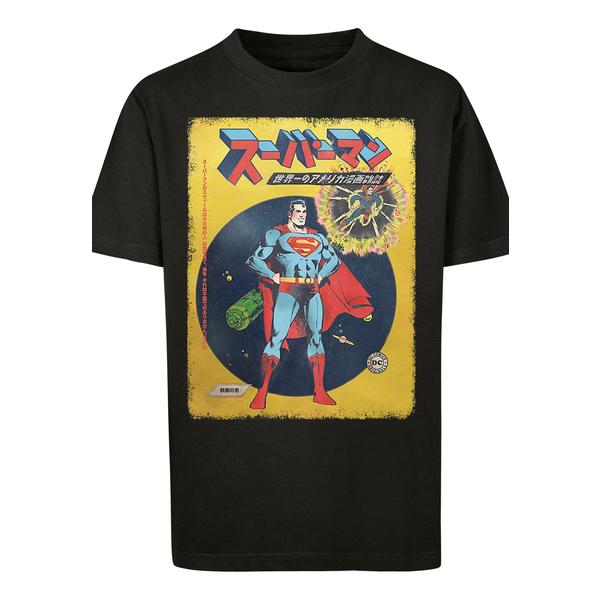F4NT4STIC T-Shirt DC Comics Superman International Cover schwarz