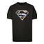 F4NT4STIC T-Shirt T-Shirt DC Comics Superman Floral Logo Superheld schwarz