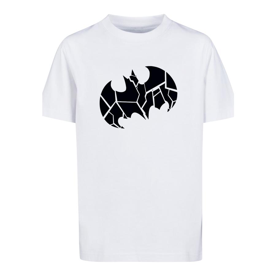 F4NT4STIC T-Shirt DC Comics Batman Logo shattered weiß