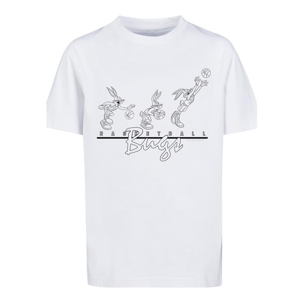 F4NT4STIC T-Shirt Looney Tunes Basketball Bugs weiß
