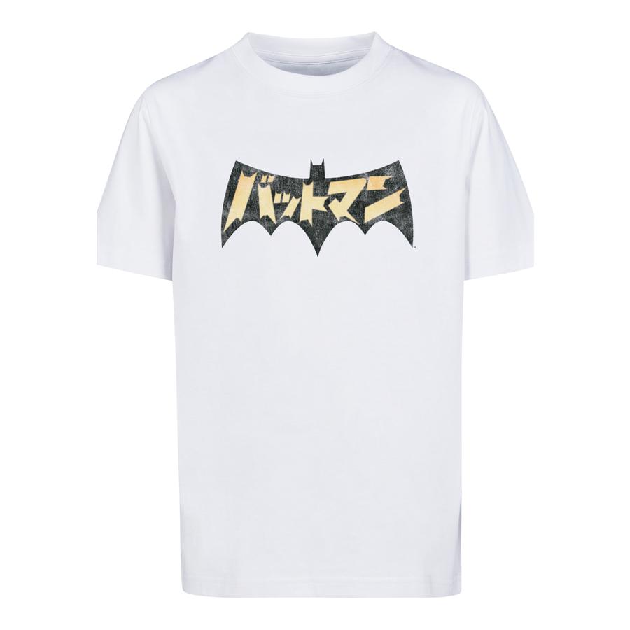 F4NT4STIC T-Shirt DC Comics Superhelden Batman International Logo weiß