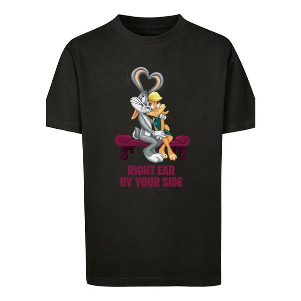 F4NT4STIC T-Shirt Looney Tunes Bugs And Lola Valentine's Cuddle schwarz