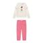 Minoti Set långärmad skjorta + leggings rosa