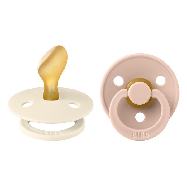 BIBS® Snutte Colour Anatomisk spene Ivory &amp; Blush 6-18 månader, 2 st.