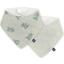 Alvi ® Foulard triangulaire pack de 2 Teddy 1961 gris/vert