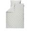 Alvi ® Sängkläder Petit Fleurs grön/vit 100 x 135 cm