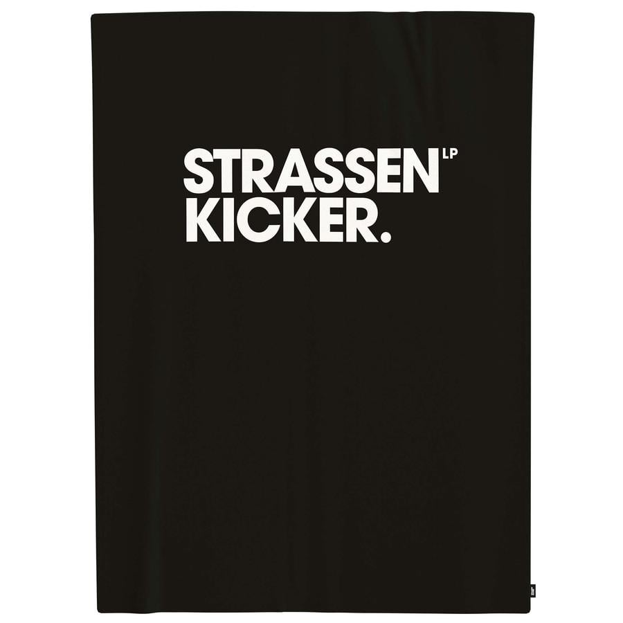 HERDING Wellsoft deken Street Kicker zwart-wit 150 x 200 cm