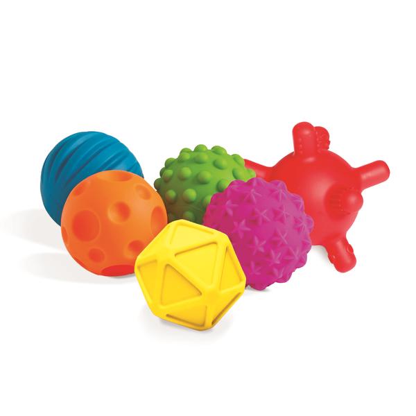 Edushape Dětské senzorické míčky - 6 kusů