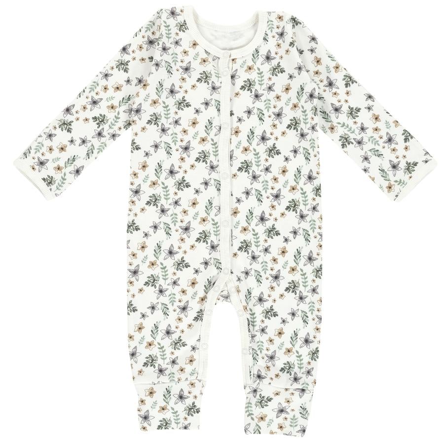 Alvi ® Pyjamas Petit Fleurs grön/vit